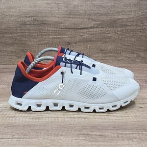 ON Cloud 5 Coast Men's Size 10 Ivory Ink Navy Blue Running Shoes (3MD10531982)